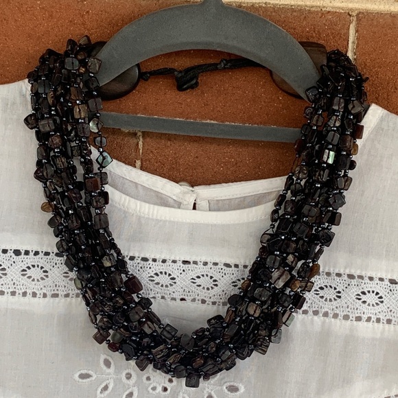 Coldwater Creek multi strand statement necklace - Picture 5 of 5